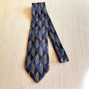 Vintage Graphic Design on this Robert Talbott Woven Silk Tie